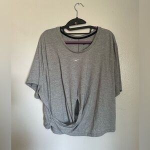 #8 NIKE TWIST FRONT CROPPED SHIRT